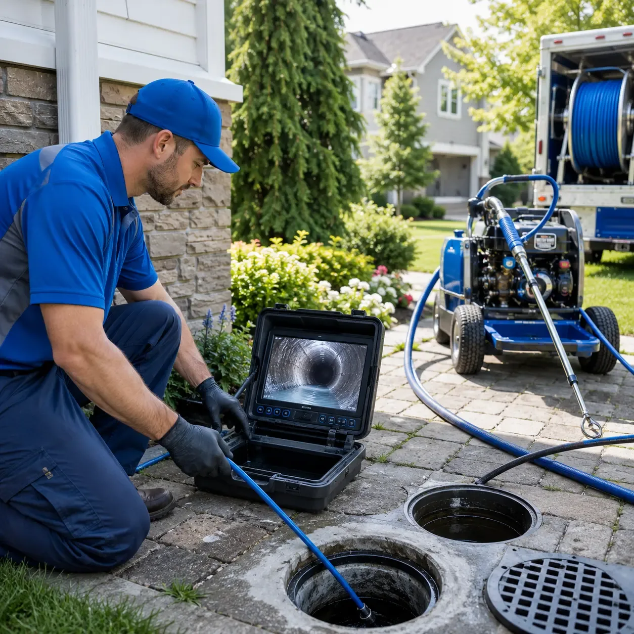 Outdoor drain cleaning professionals serving Wallisville, TX